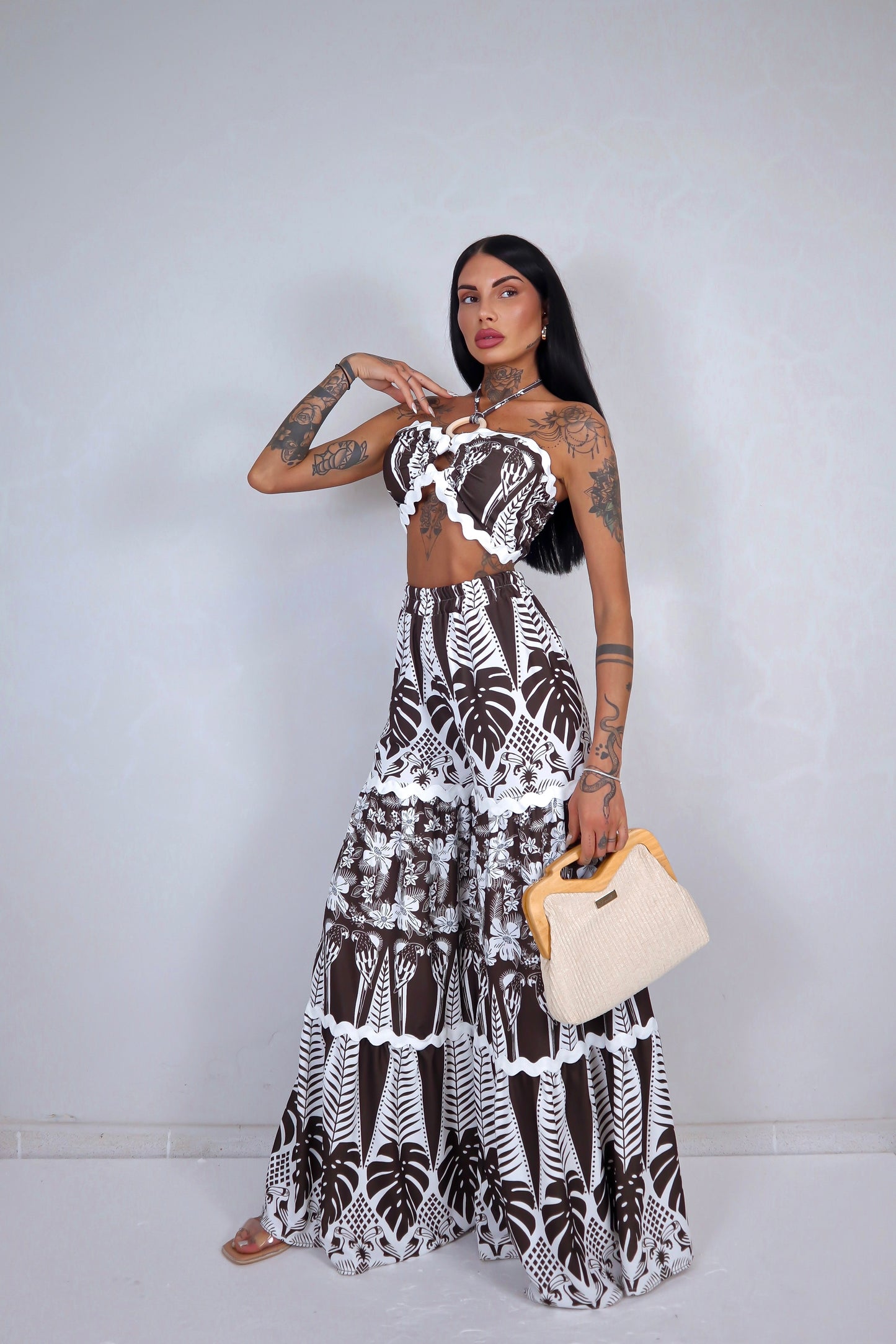 Completo Tropical - Marrone