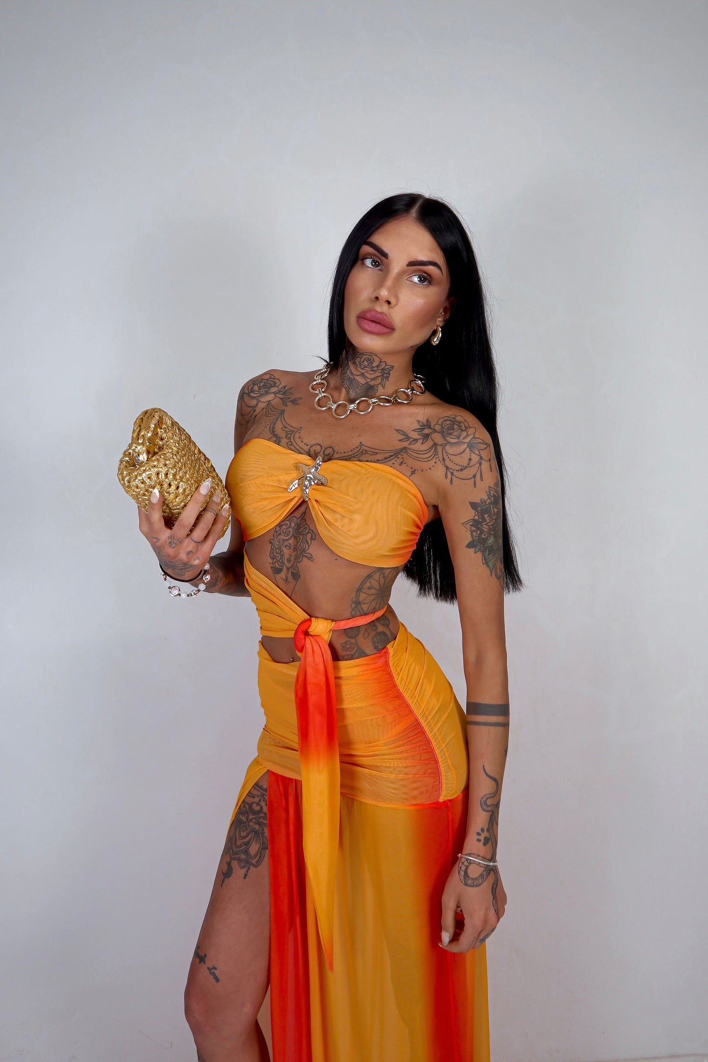 Completo Calipso - Arancione