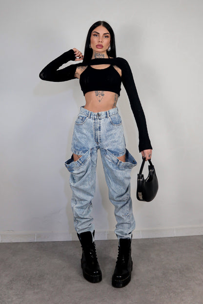 Jeans cut out Baddie