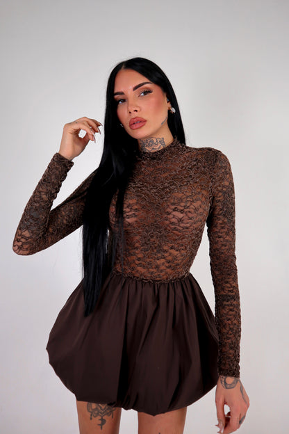 Abito Alicia - Marrone
