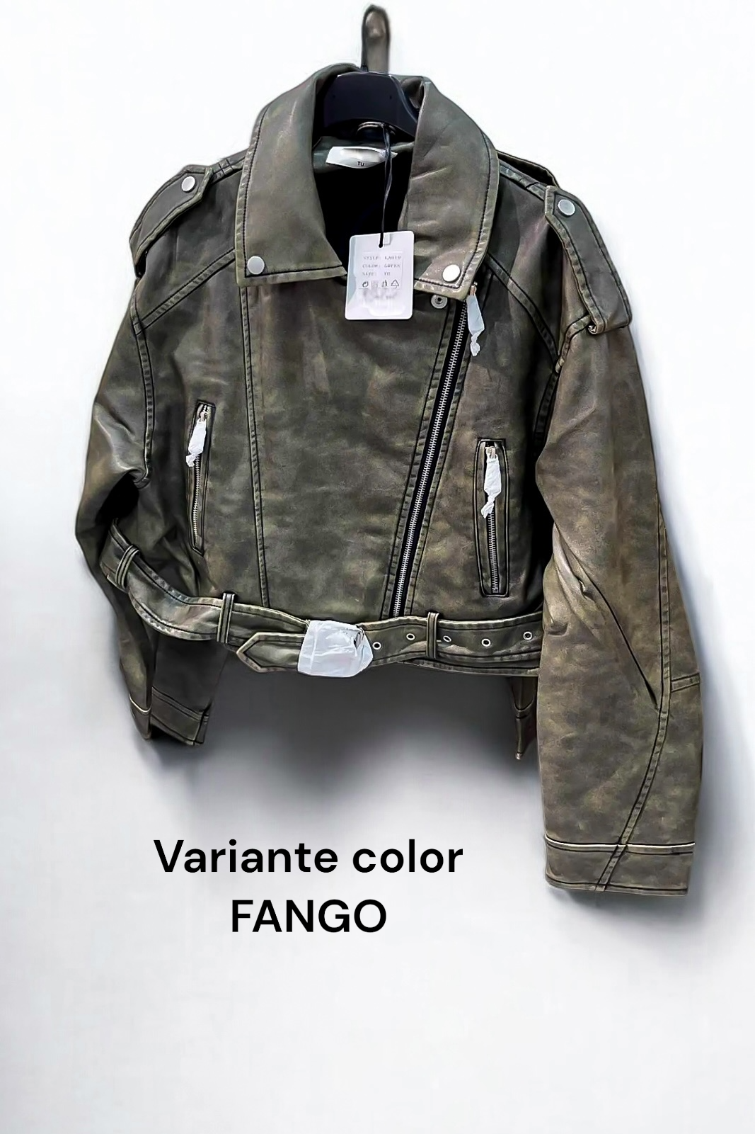 Giacca Ecopelle Biker
