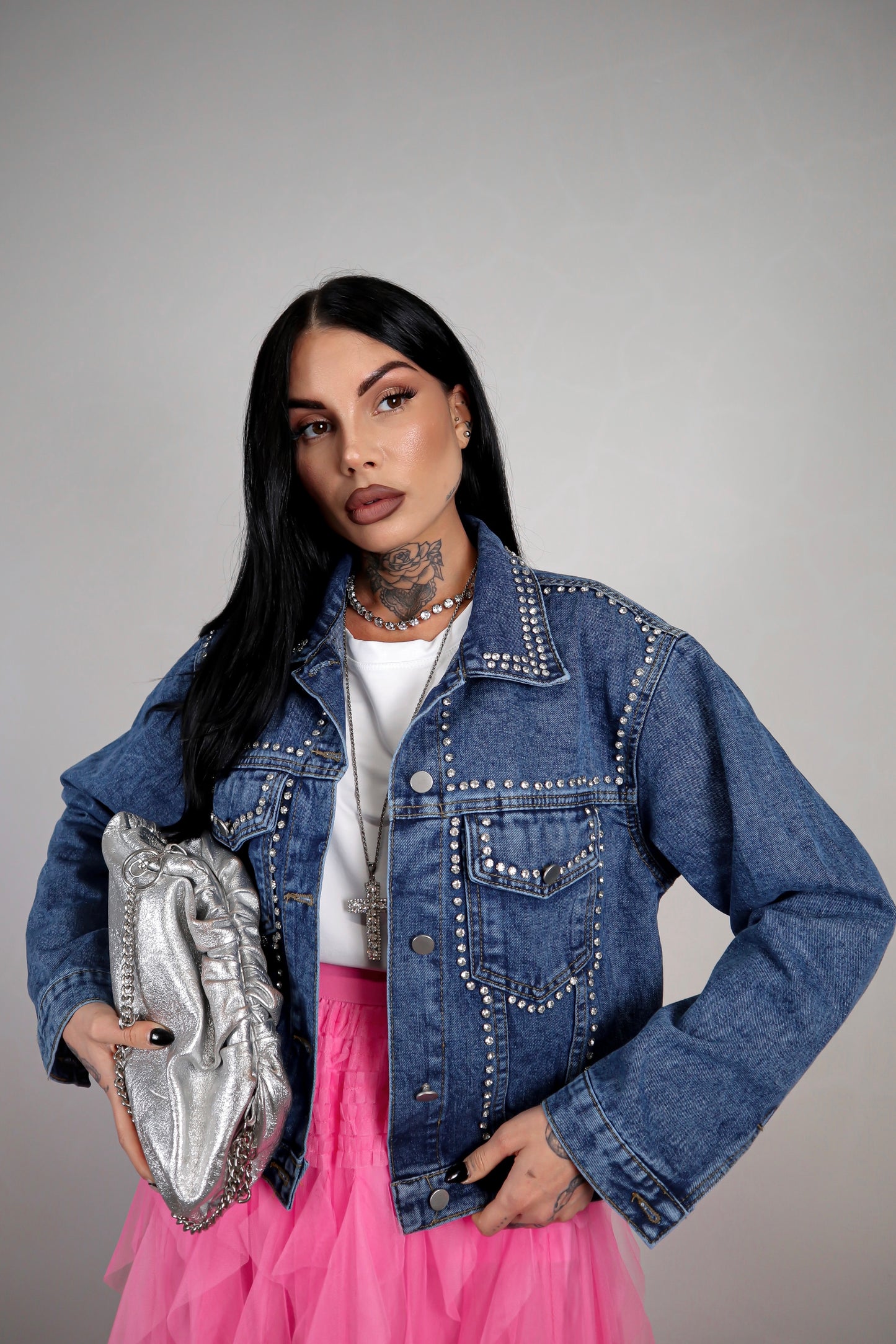 Giacca denim Evita