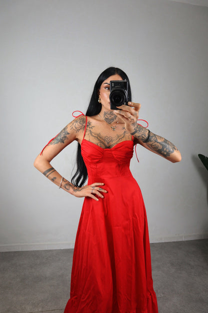 Abito Nadia - Rosso