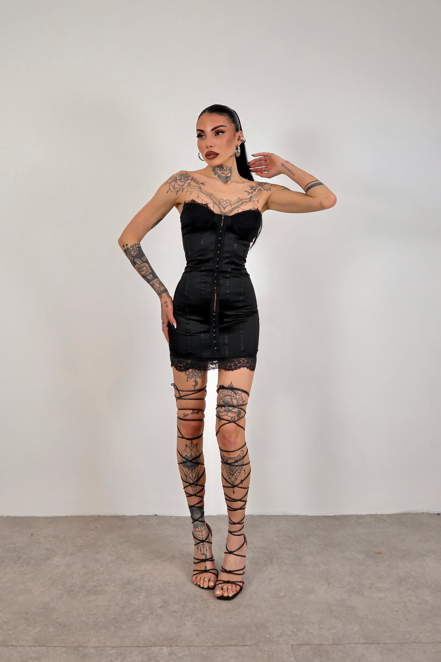 Abito Corsetto Kristel - Nero