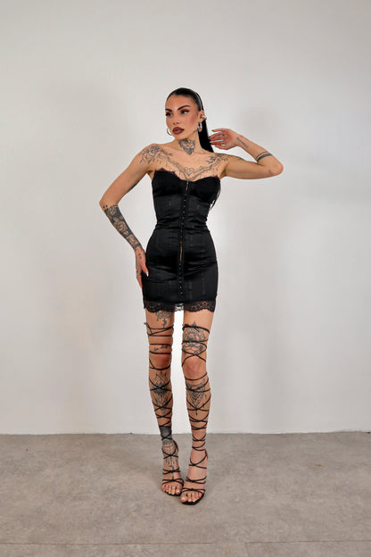 Abito Corsetto Kristel - Nero