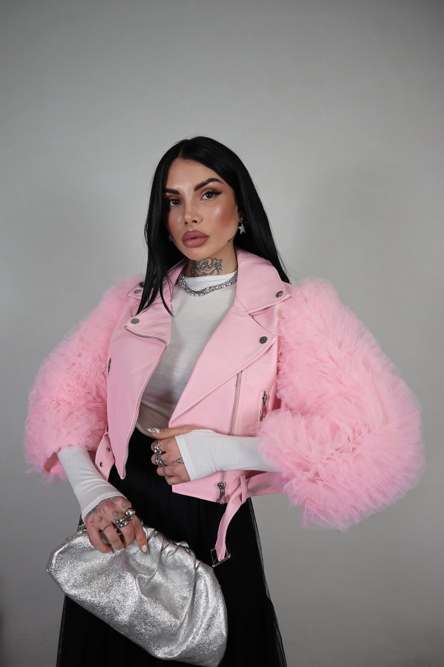 Giacca Ecopelle Barbie