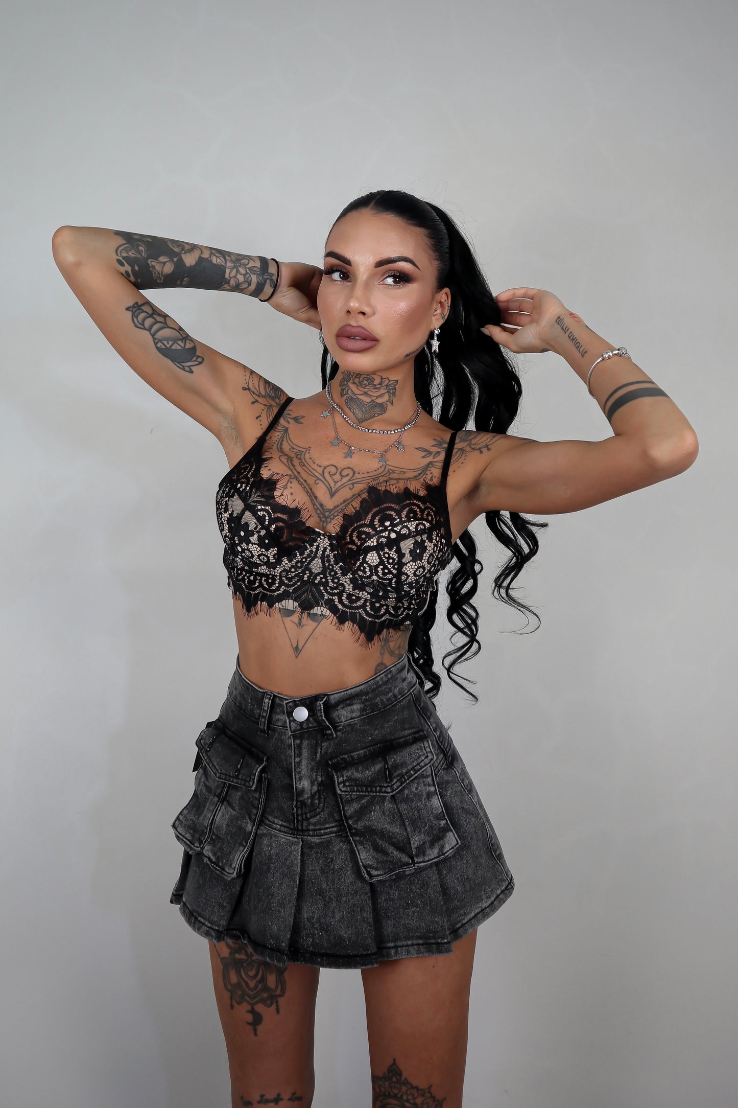 Bralette Fleur - Nero