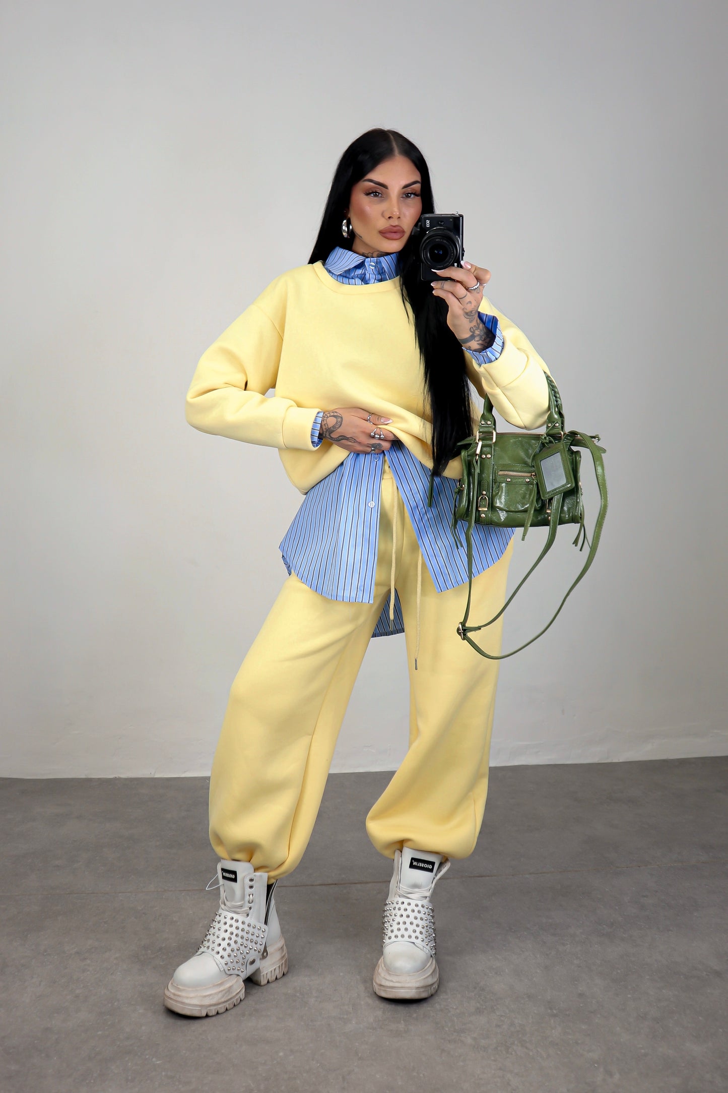 Camicia oversize Kristy - Azzurro