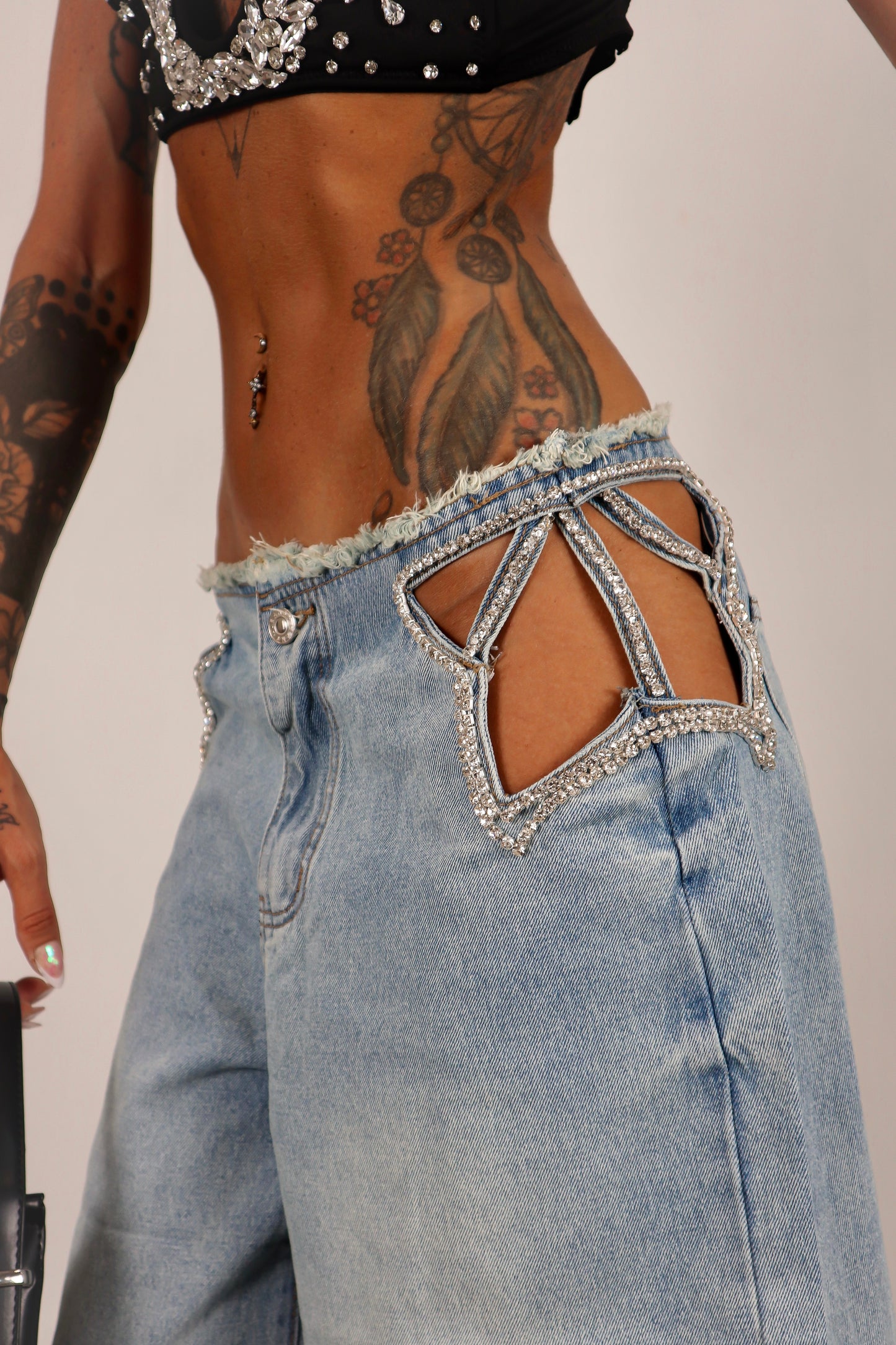 Jeans cut out Star