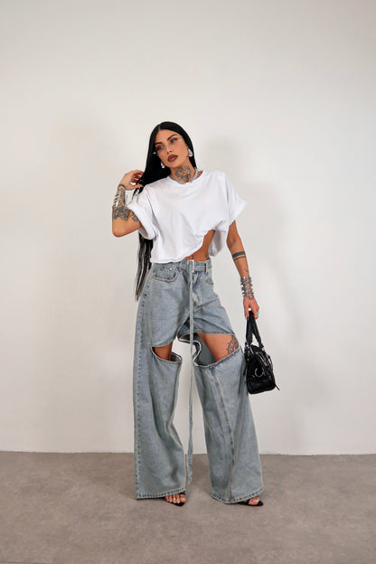 Jeans cut out Bryanna