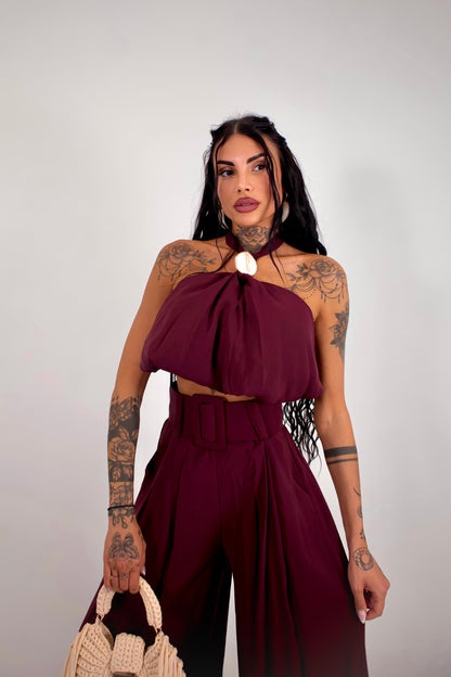 Completo Tasnim - Burgundy
