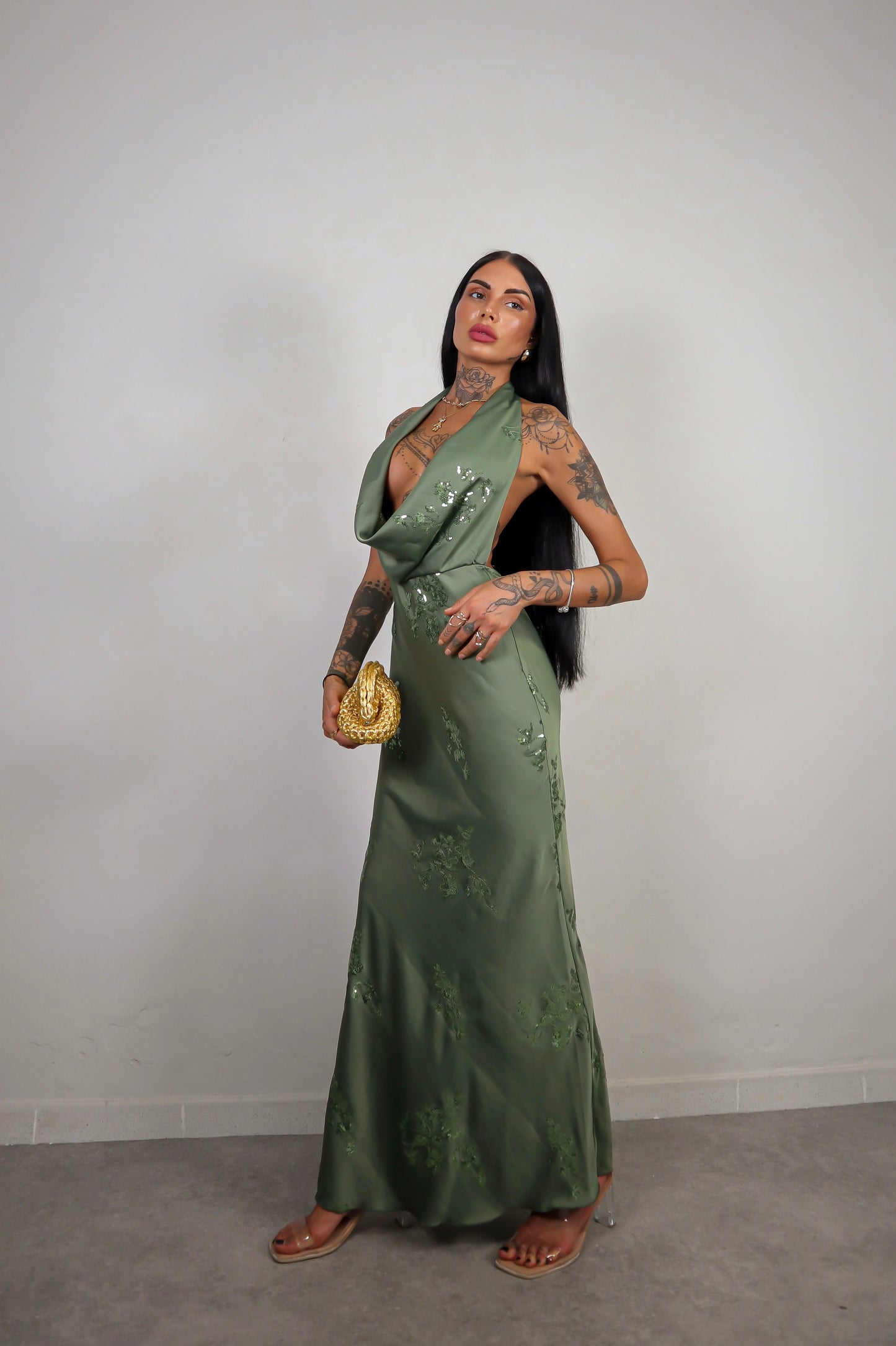 Abito Odette - Verde Militare