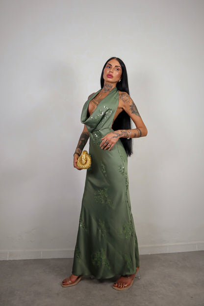 Abito Odette - Verde Militare