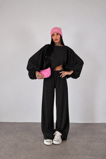 Completo in maglia Isadora - Nero