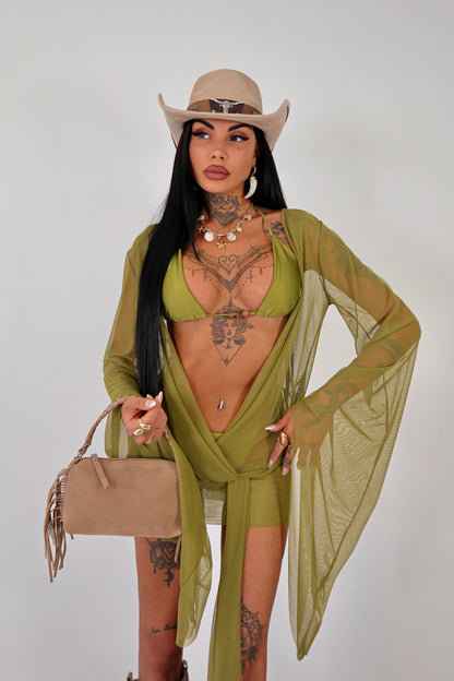 Set bikini Zen - Verde militare