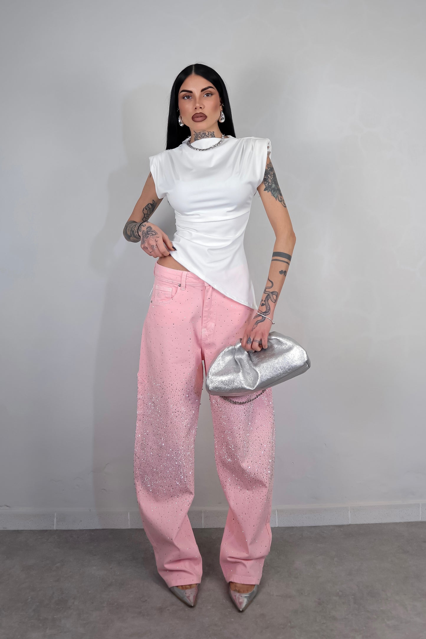 Jeans Polvere di Stelle - Rosa