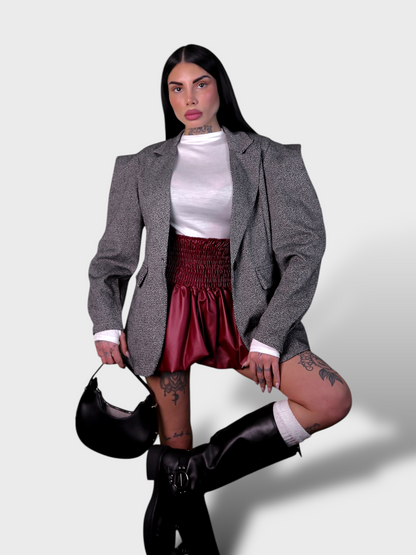 Blazer Spigato Melany - Grigio