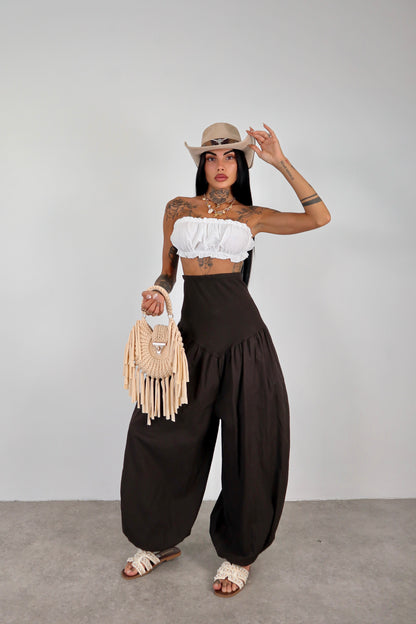 Tuta intera / pantalone Abibi - Marrone