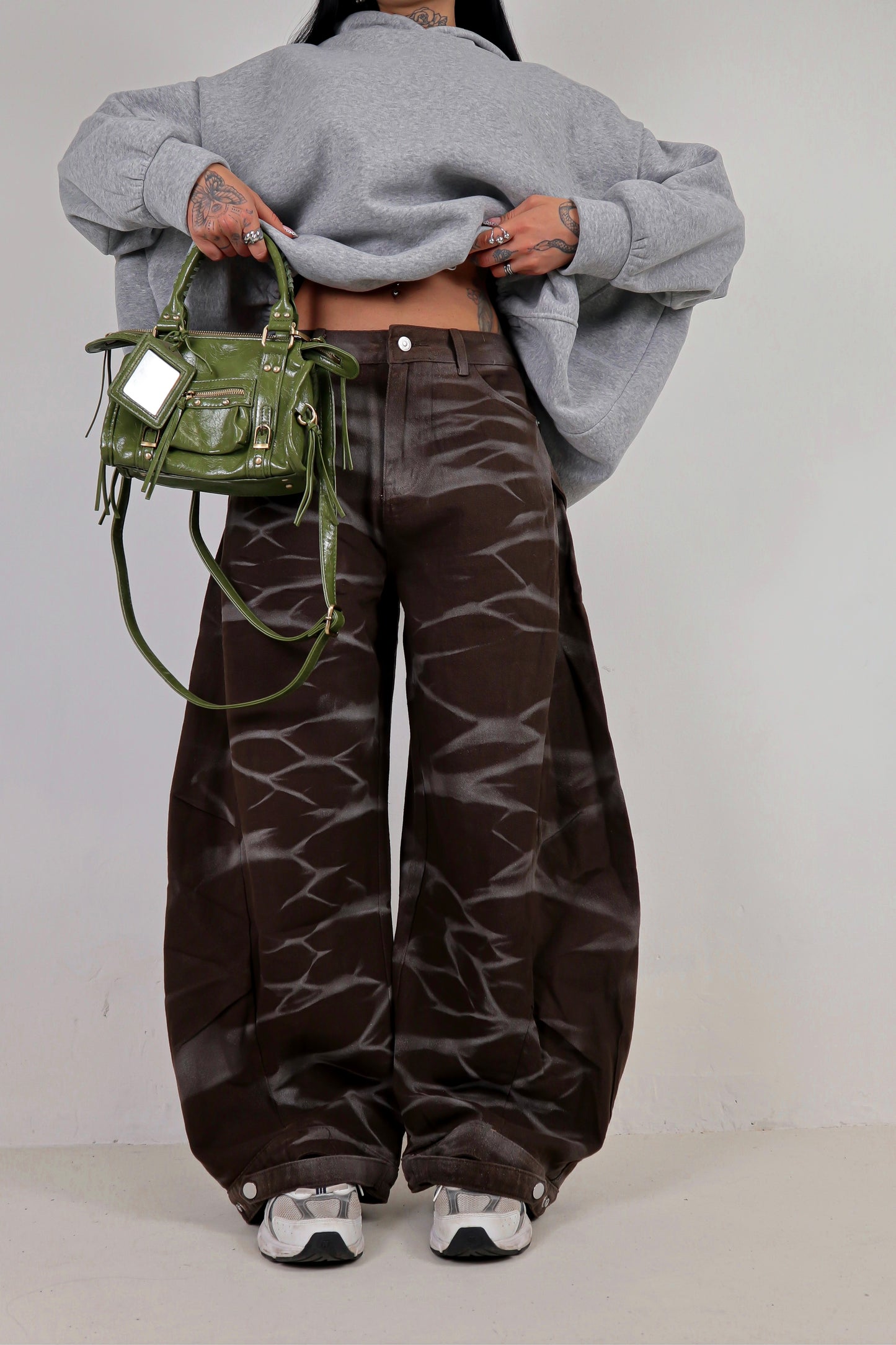 Jeans Balloon Eleadora - Marrone