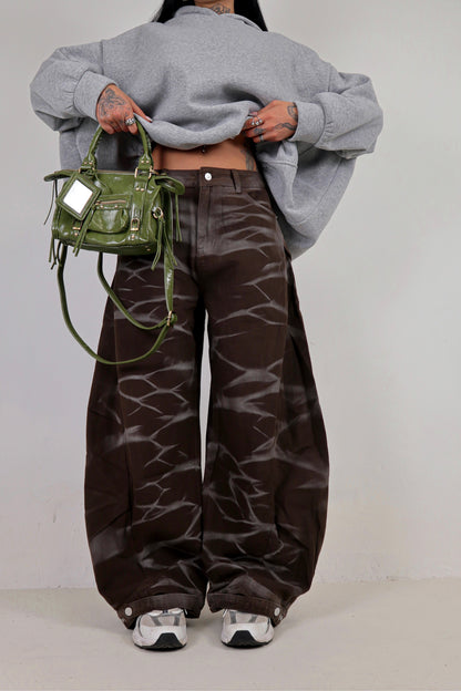 Jeans Balloon Eleadora - Marrone