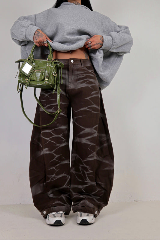 Jeans Balloon Eleadora - Marrone