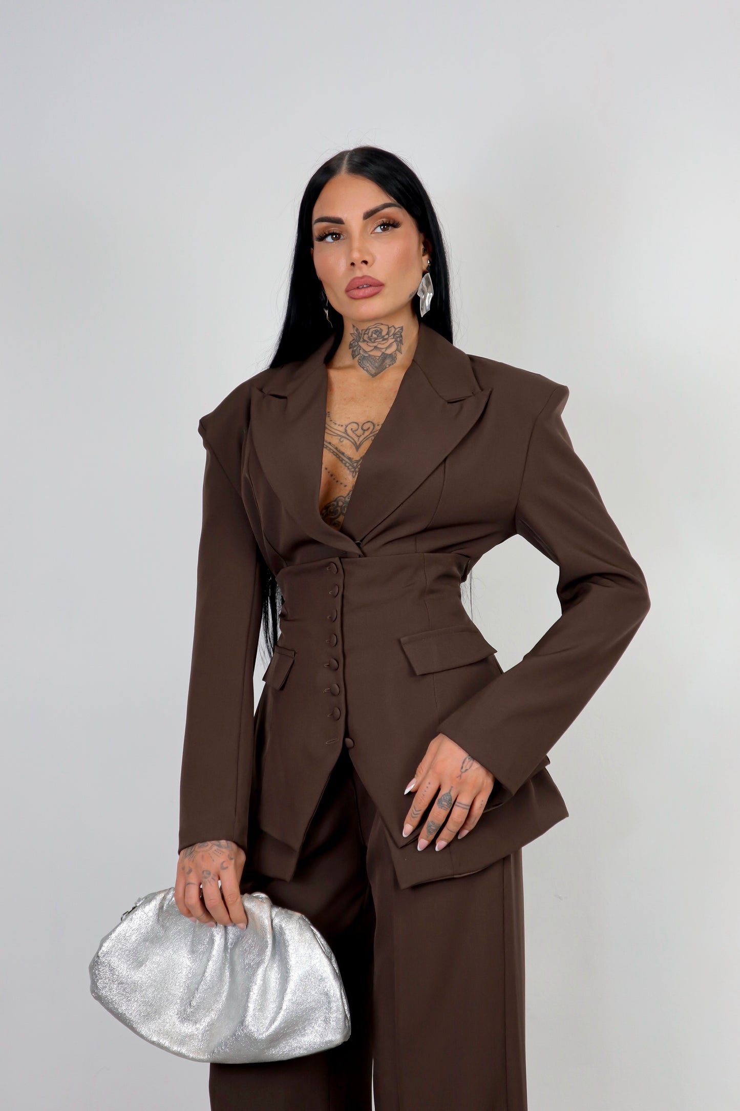 Tailleur Corsetto - Marrone