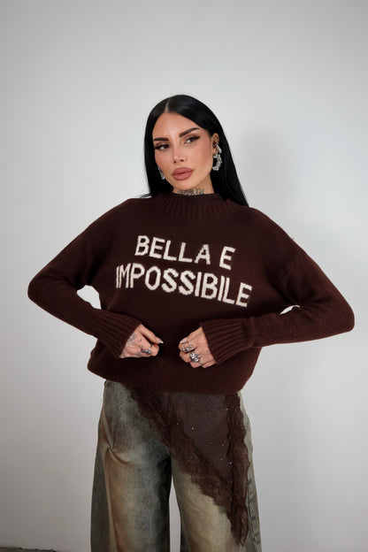 Maglione BeI - Marrone
