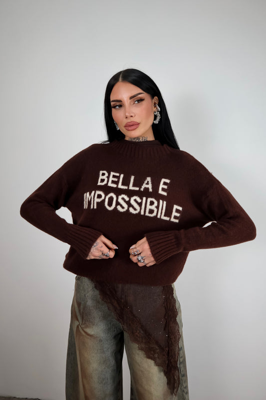 Maglione BeI - Marrone