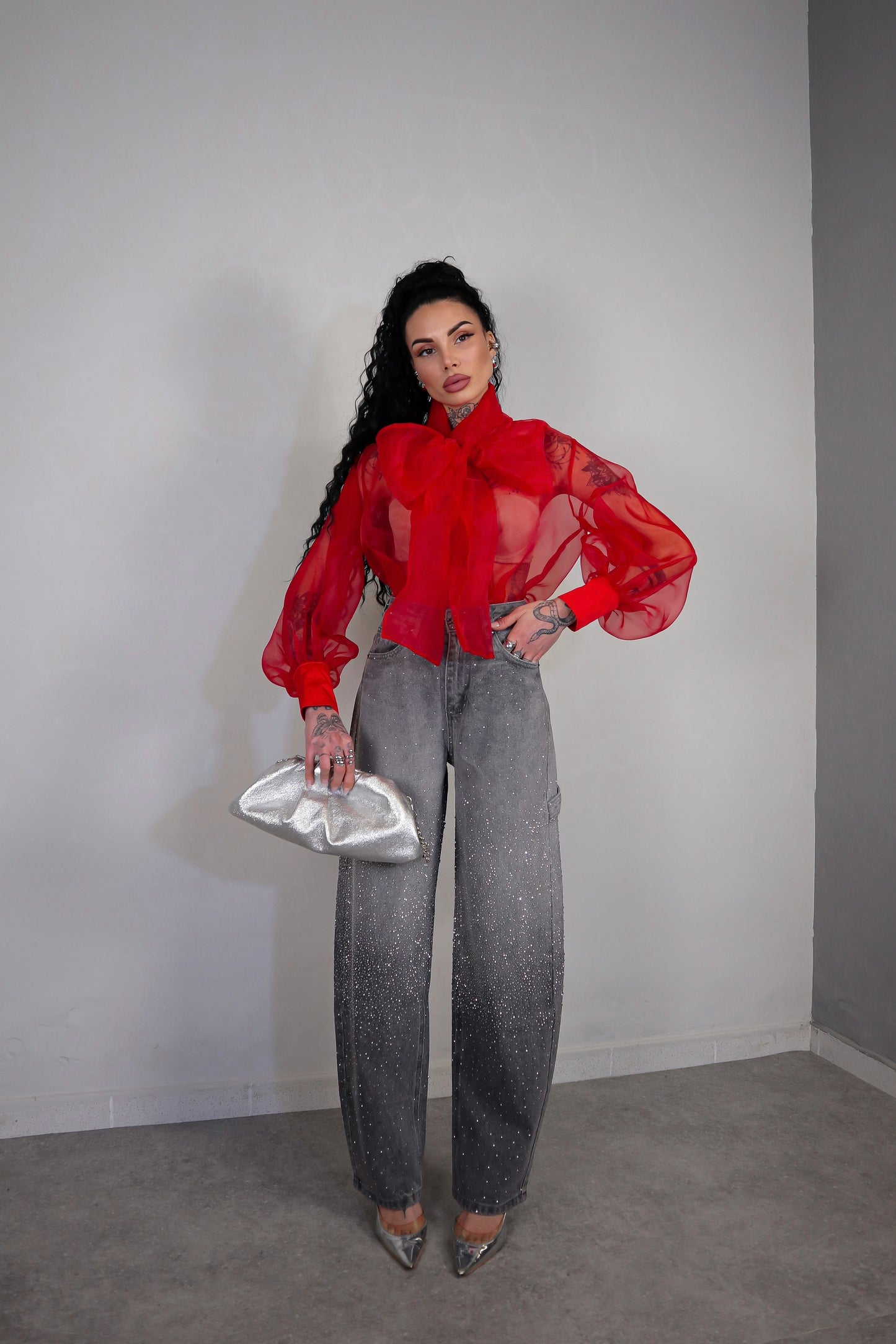 Blusa Fiocco - Rosso