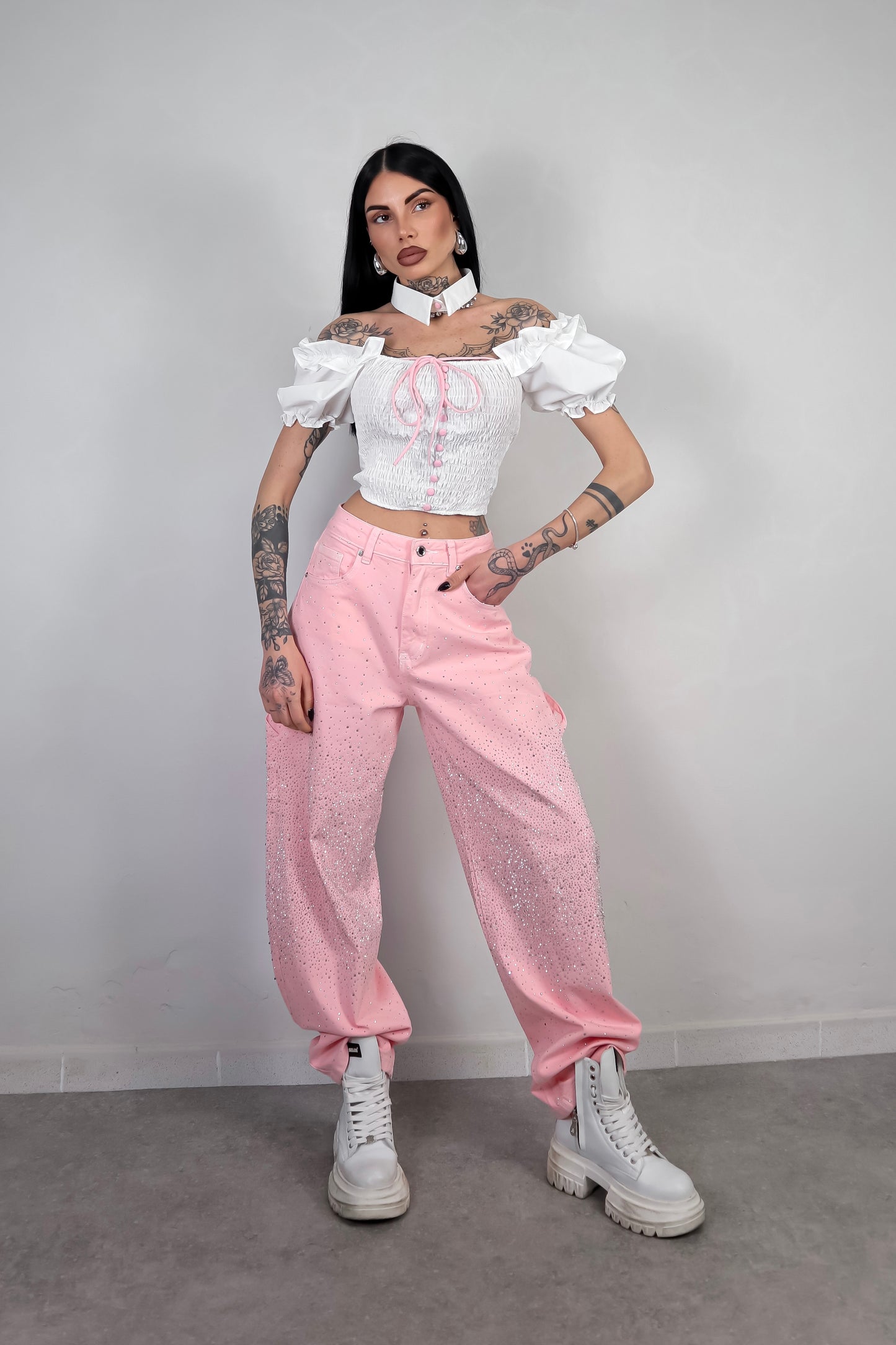 Jeans Polvere di Stelle - Rosa