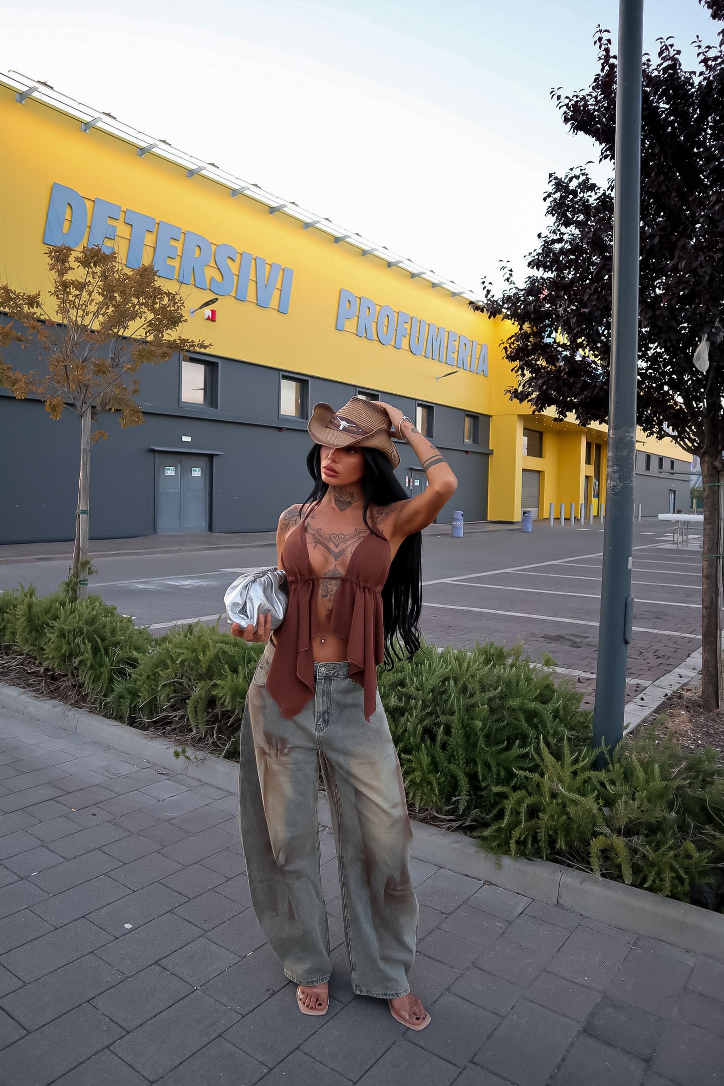 Top Fatima - Marrone