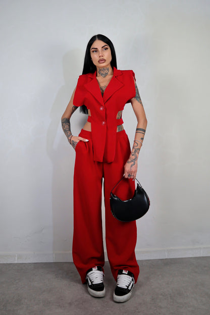 Tailleur Viper - Rosso