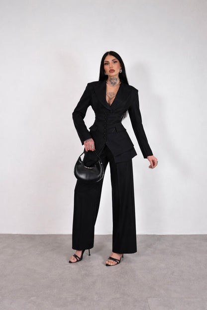 Tailleur Corsetto - Nero