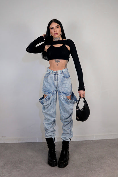 Jeans cut out Baddie