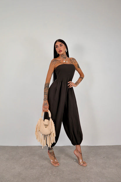 Tuta intera / pantalone Abibi - Marrone