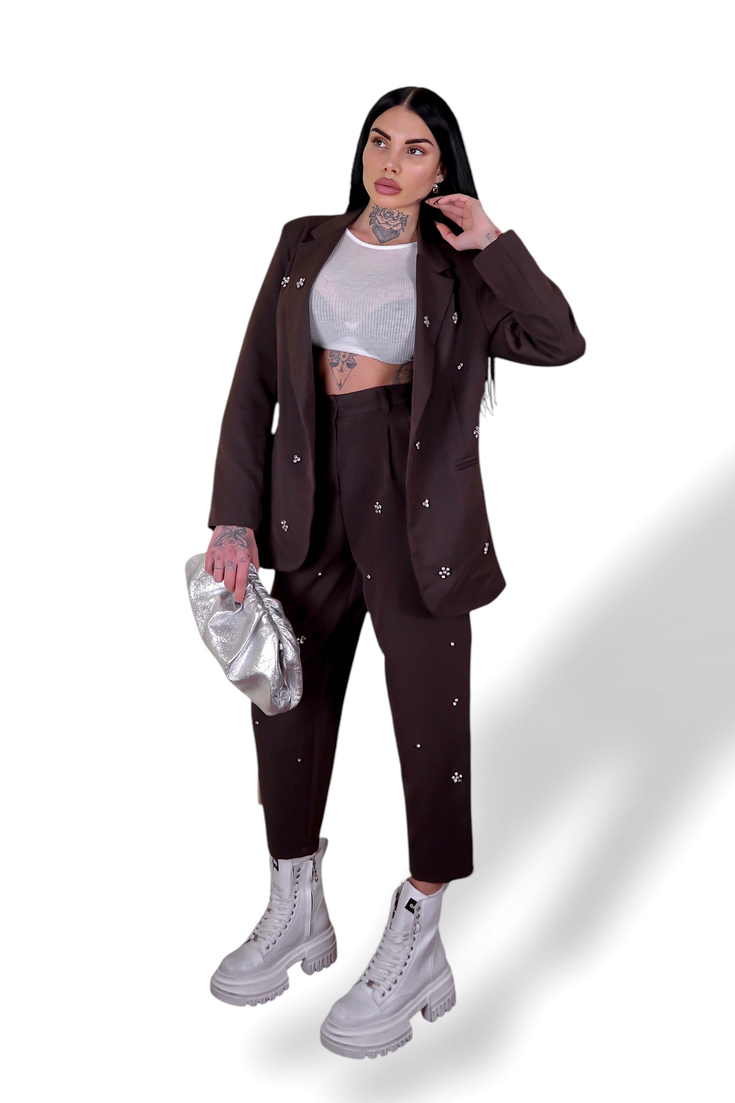 Tailleur Gemma - Marrone