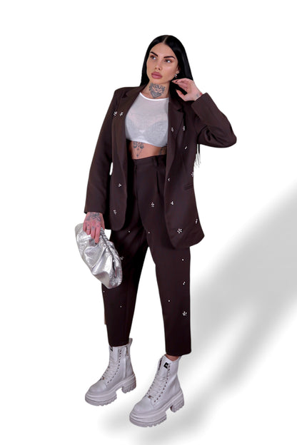 Tailleur Gemma - Marrone
