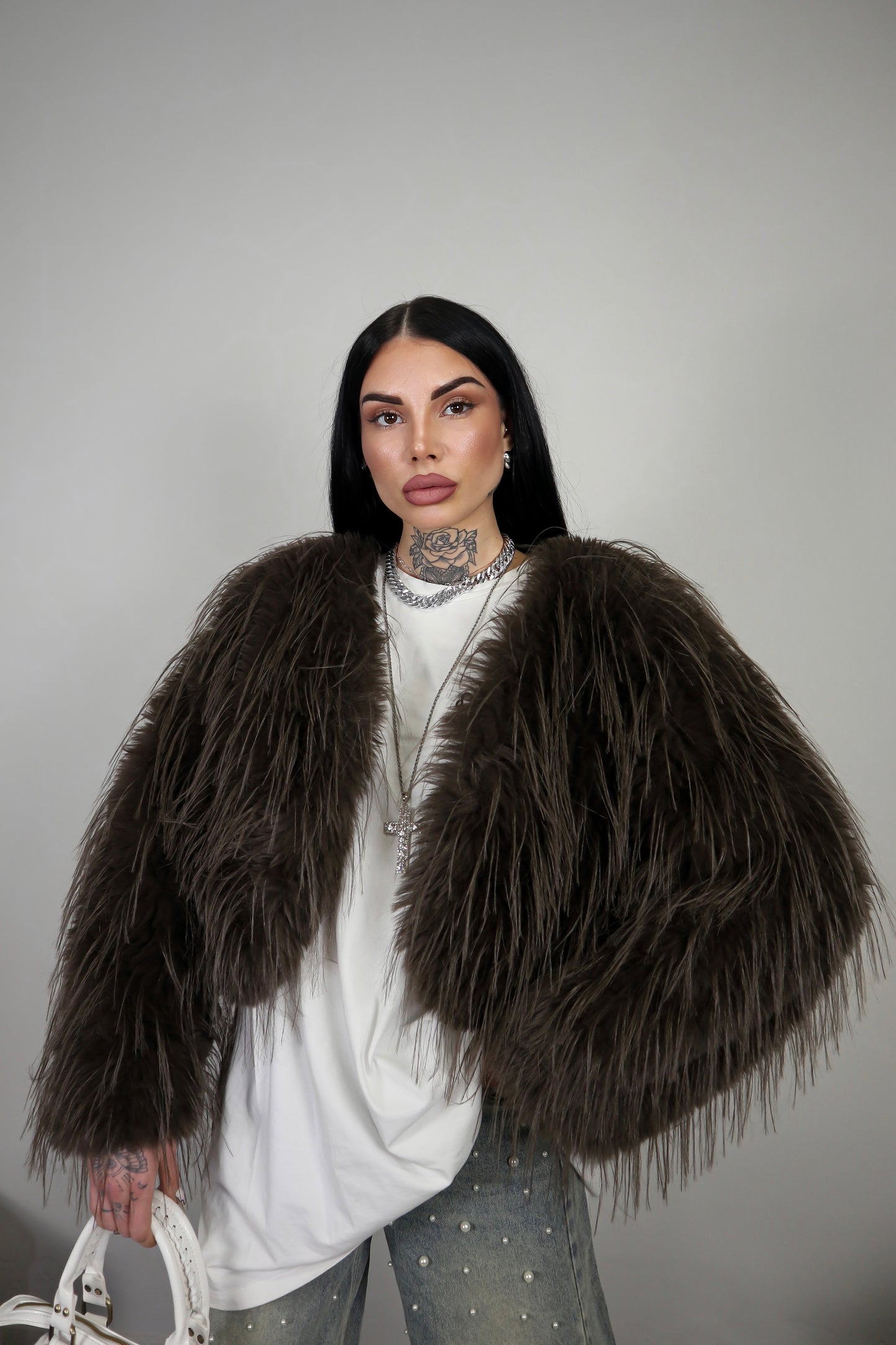 Pelliccia Fluffy - Marrone