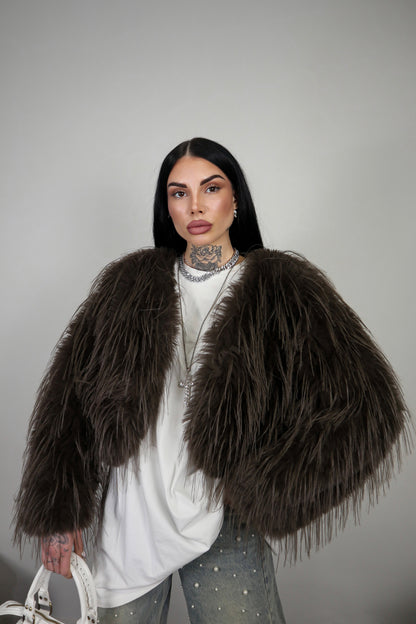 Pelliccia Fluffy - Marrone