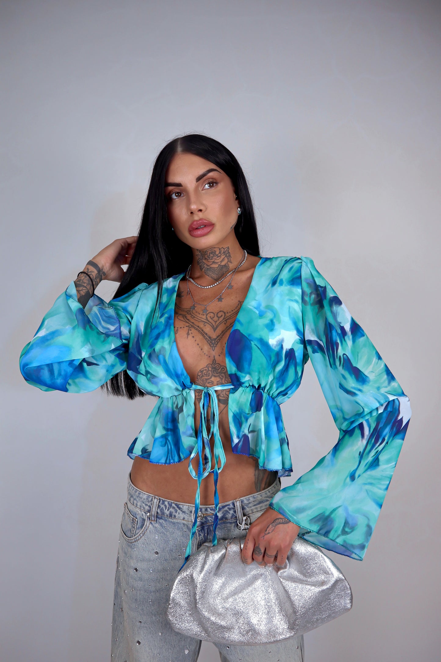 Blusa Antartide - Verde&Blu