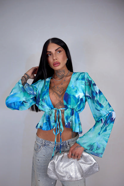 Blusa Antartide - Verde&Blu