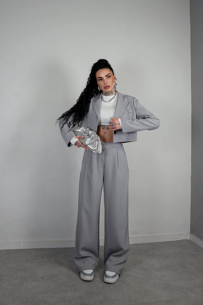 Tailleur Bling - Grigio