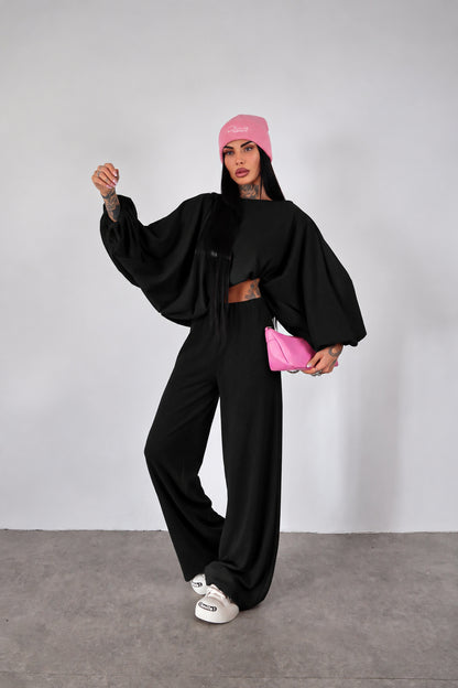 Completo in maglia Isadora - Nero