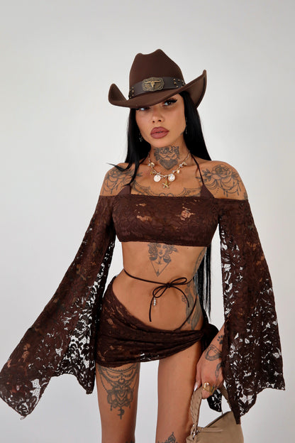 Set bikini Gilda - Marrone