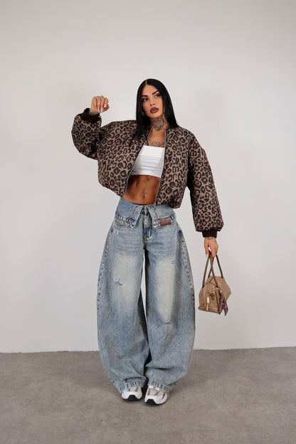 Bomber Puff - Leopardato