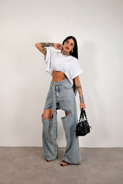 Jeans cut out Bryanna