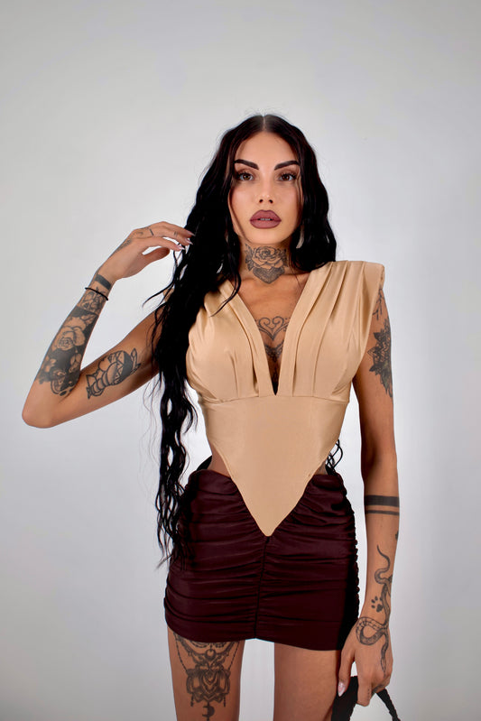 Abito Persia - Marrone/gold