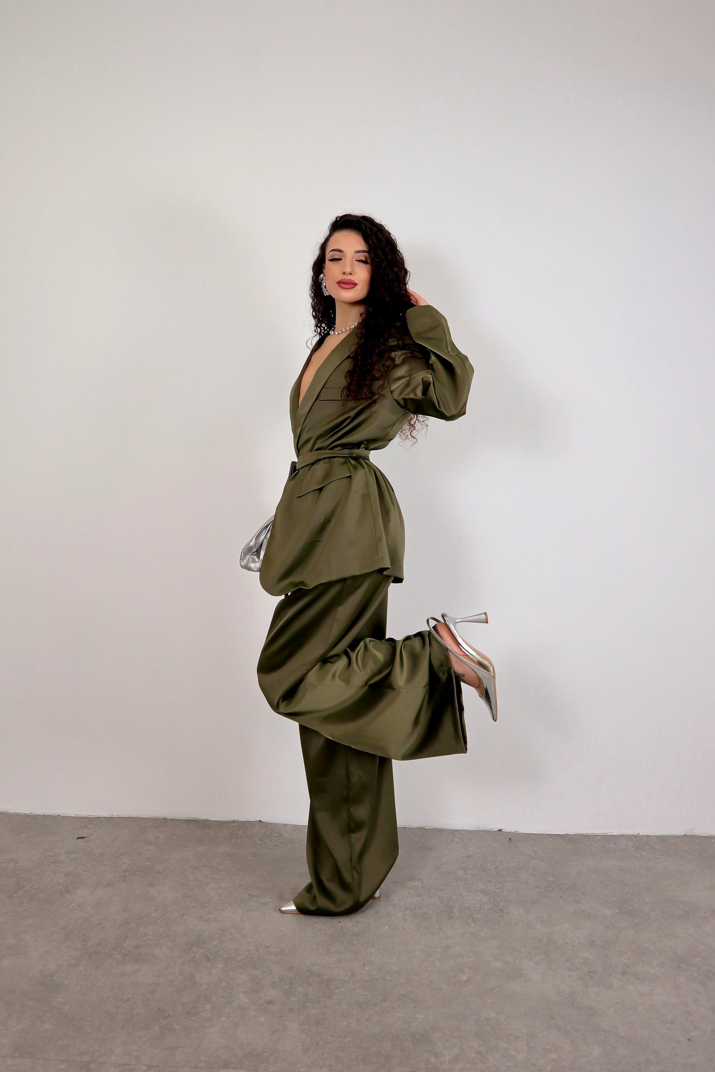 Tailleur Diva - Verde Militare