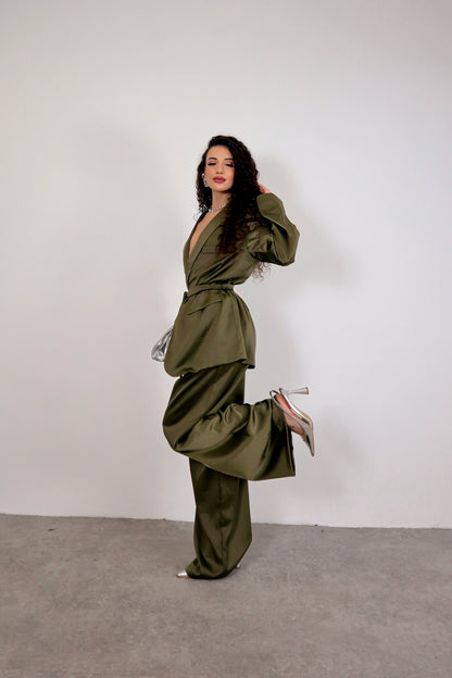 Tailleur Diva - Verde Militare