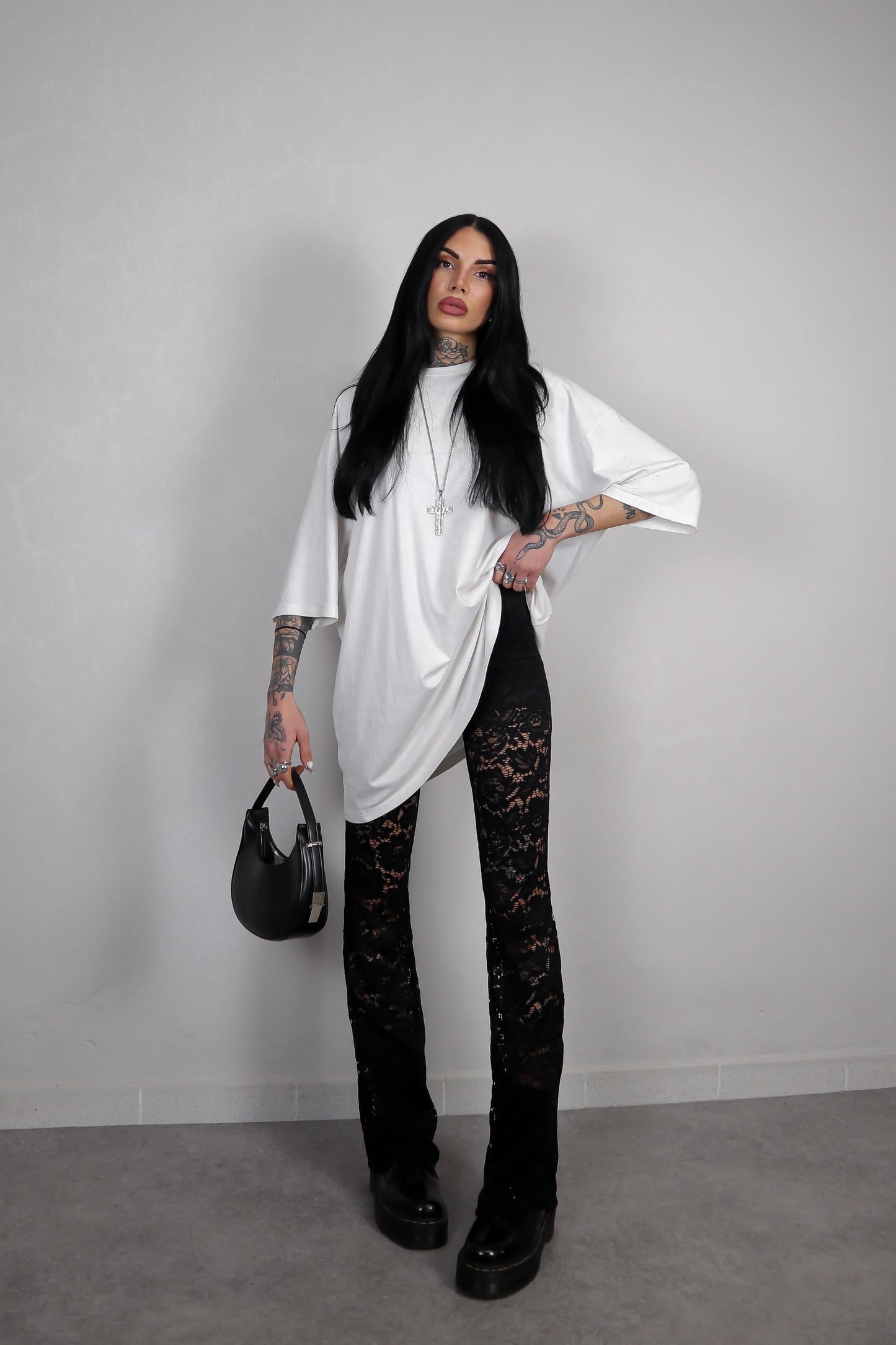 Pantalone Pizzo Zampetta - Nero
